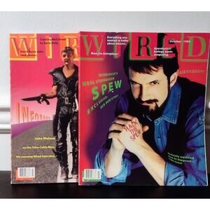 WIRED MAGAZINE vintage 90s lot David Byrne Neal Stephenson MOSAIC